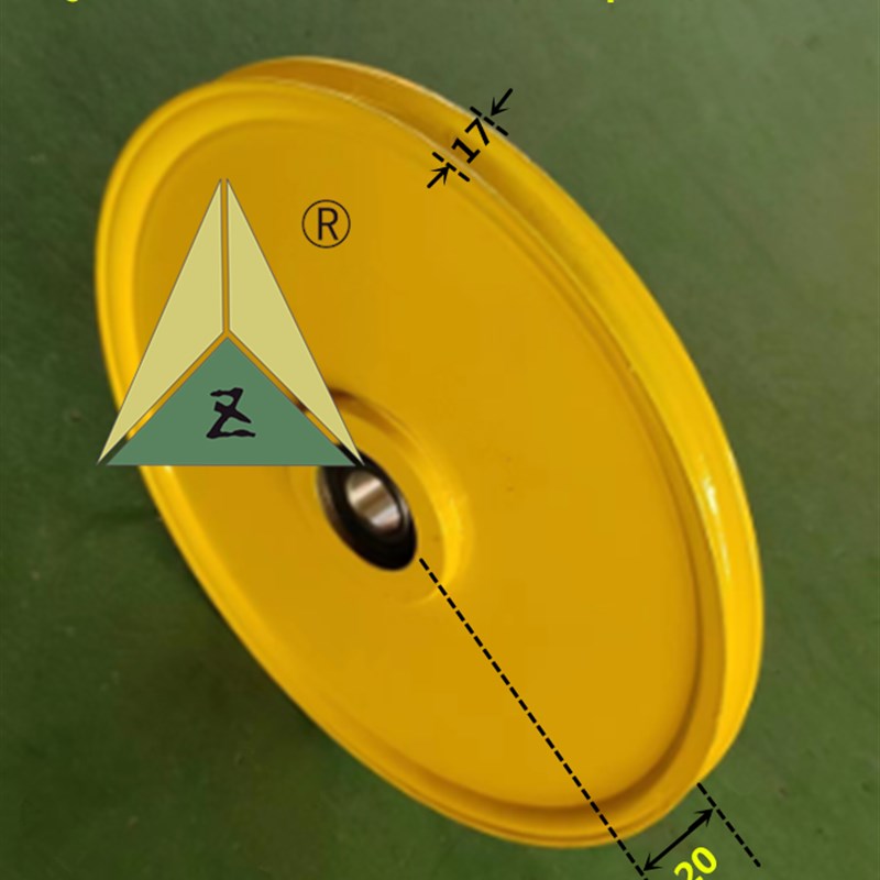 电梯配件 LG星玛电梯限速器涨紧轮绳轮250*17*6204 250*17*6201