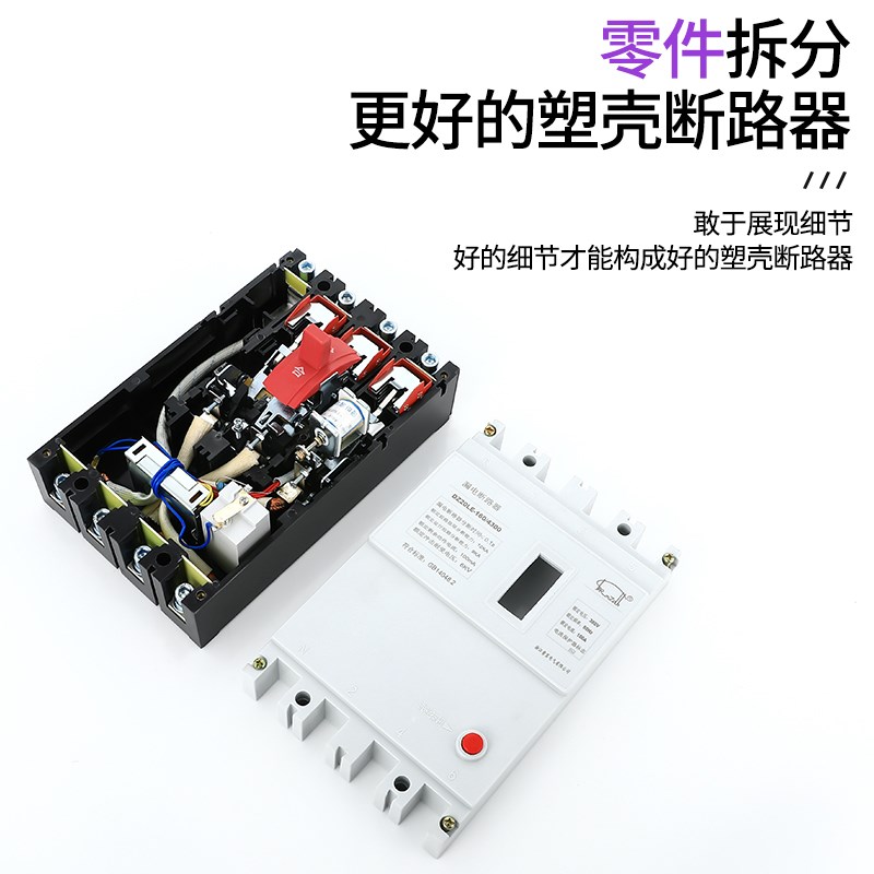 厂家直销DZ20LE-160 200A 250A 315A 350A 400A   630A漏电保护器