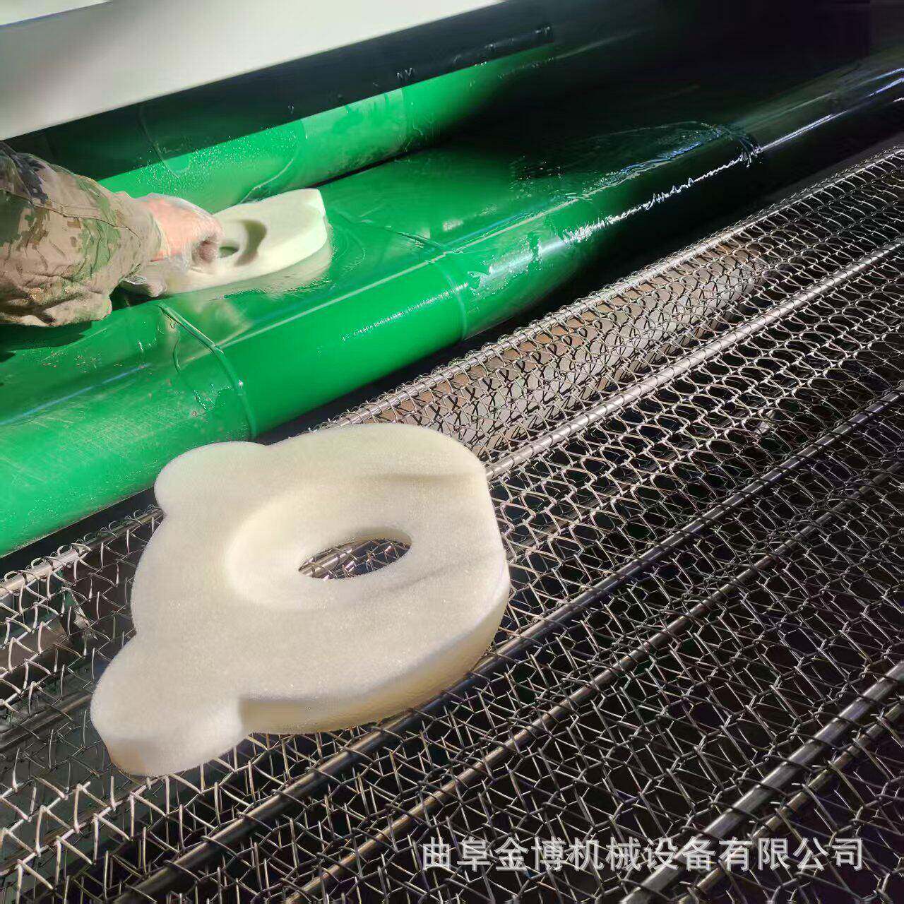 浸涂过胶海绵枕头浸胶机烘干定型硅胶枕头芯浸胶机海绵涂胶机