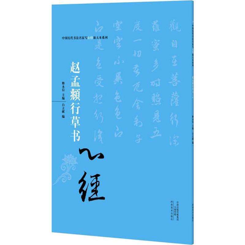 【正版书】 赵孟頫行草书心经 释永信 主编 河南美术出版社