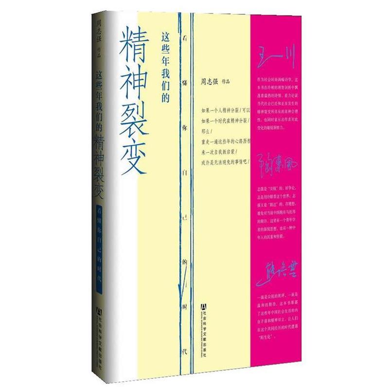 【正版书】 这些年精神裂变--看懂你自己的时代 周志强 社会科学文献出版社