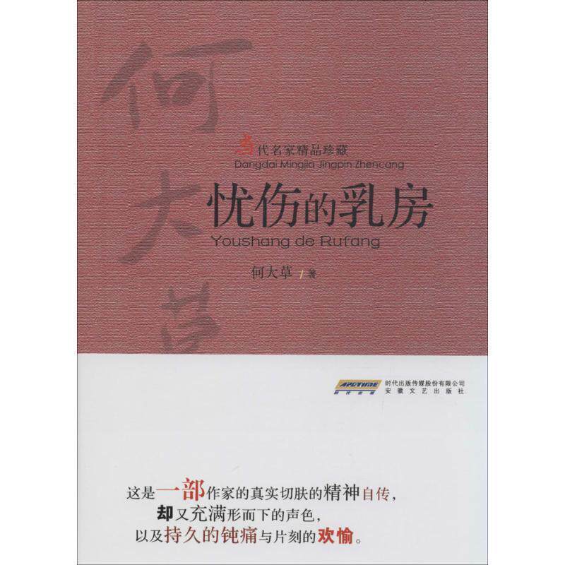 【正版书】 忧伤的乳房 何大草 著 安徽文艺出版社