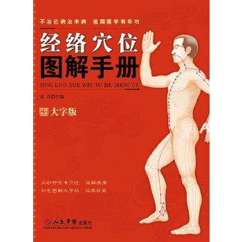 【正版书】 经络穴位图解手册-大字版 高音 主编 人民军医出版社