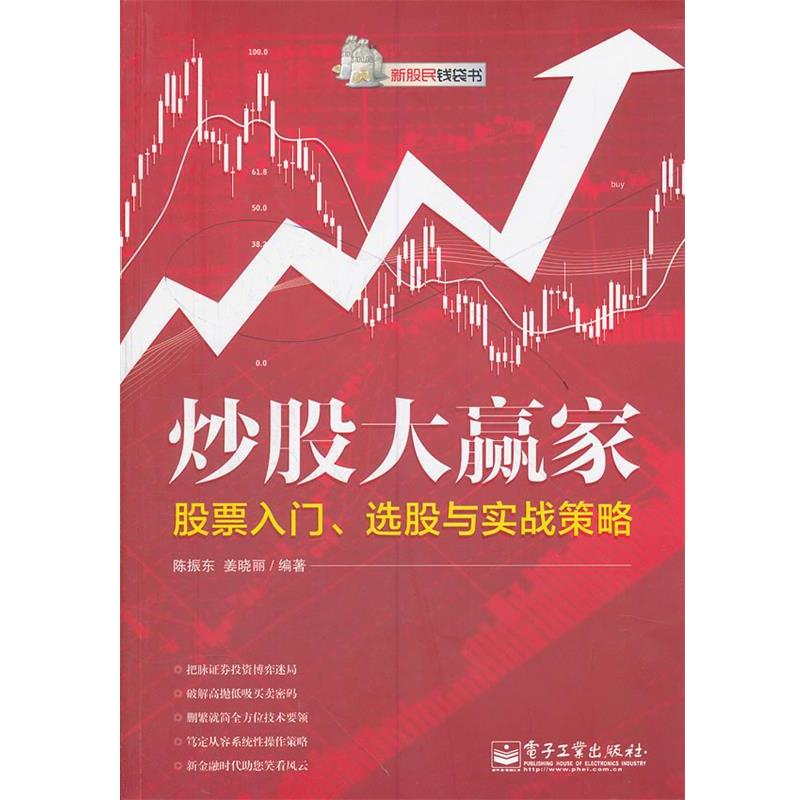 【正版书】 炒股大赢家:股票入门、选股与实战策略 陈振东,姜晓丽 编著 电子工业出版社