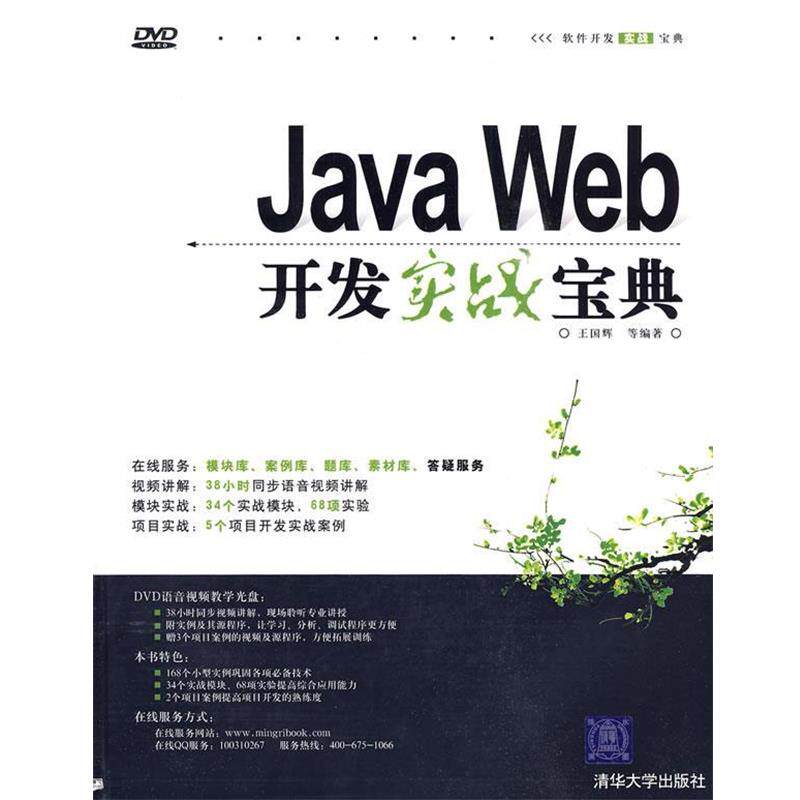 【正版书】 Java Web开发实战宝典 王国辉 等编著 清华大学出版社