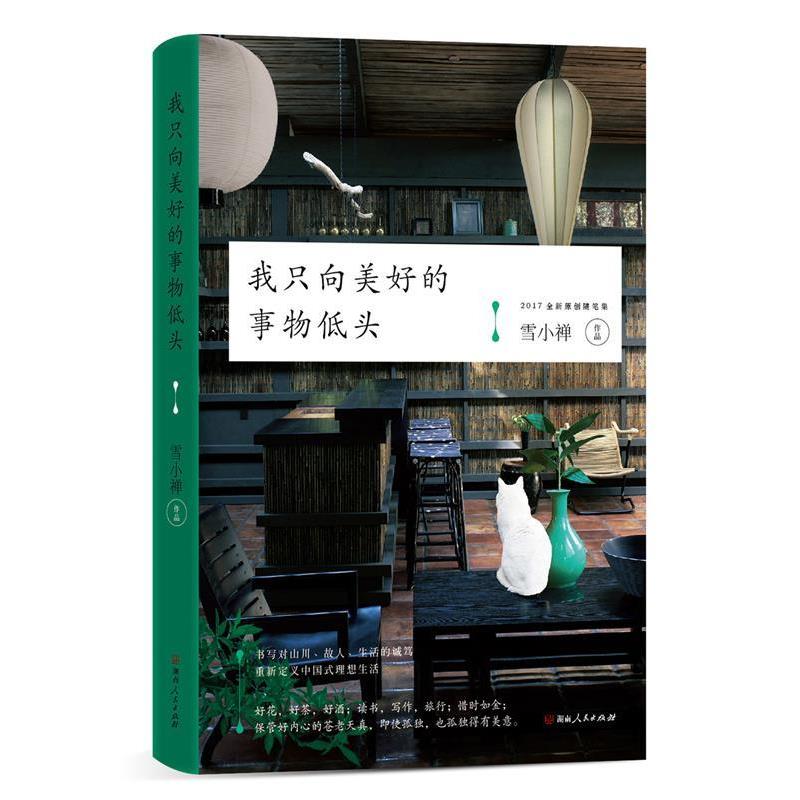 【正版书】 我只向美好的事物低头 雪小禅 湖南人民出版社