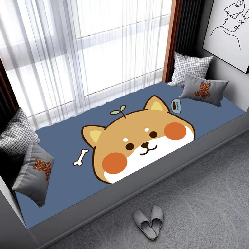 现代简约飘窗垫窗台垫q子卧室床边毯四季通用耐脏家用可裁剪可定