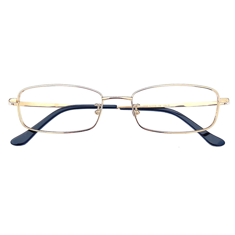 超轻纯钛银丝边近视眼镜框男银色斯文败类小脸钛架小方框窄框眼睛