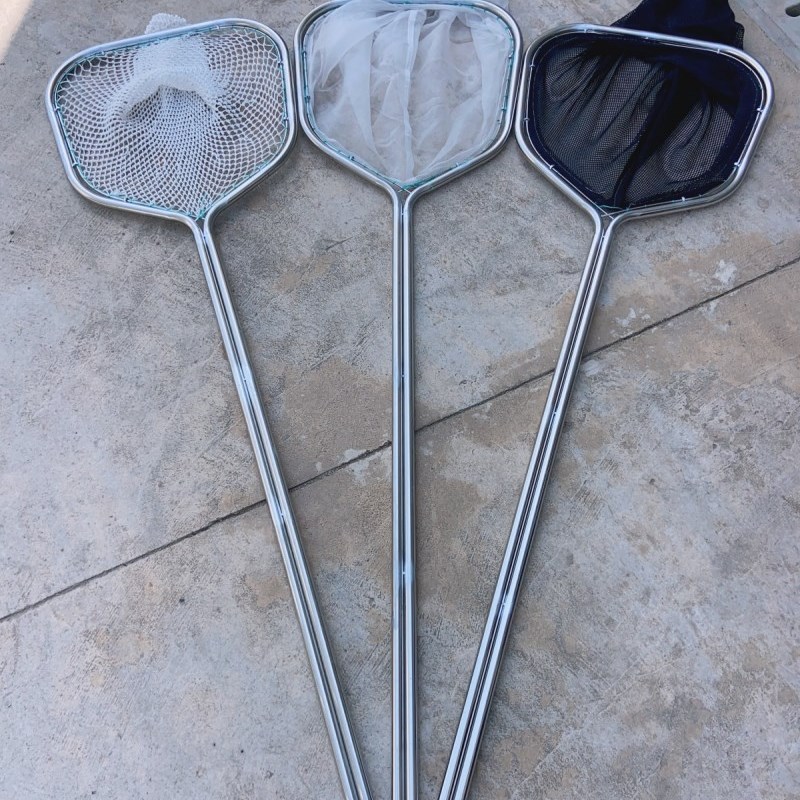 双管不锈钢抄网捞鱼捞虾网渔具渔网大鱼大物捞海鲜赶海网抄捞网兜