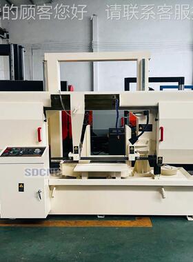 金属带锯床GBGB4260426式大型双立柱液压龙0门带锯 4260卧金属带