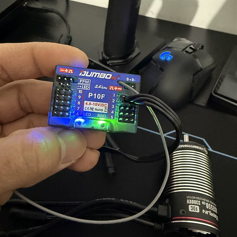 小飞象X4 X6六通道枪式遥控器P6F P6FG P6DC接收机陀螺仪联动灯组