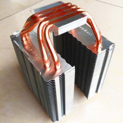 特价 厂家直销 CPU二管三管超频铜管散热器 半导体制冷片散热