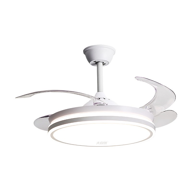 大自然隐形风扇灯吊扇灯2025年新款卧室客厅吸顶家用一体餐厅吊灯