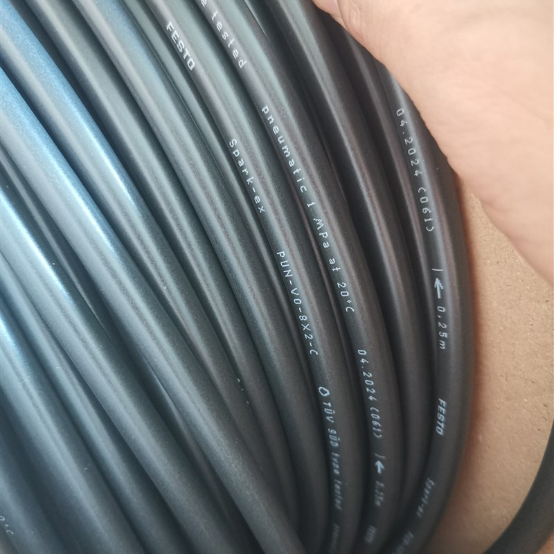 FESTO防火塑料8mm气k管PUN-V0-8X2-RT/SW-C  561711 561699 56171