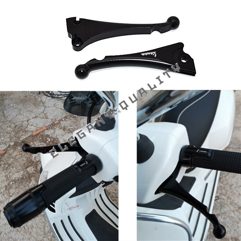 适用vespa维斯帕 春天冲刺150 GTS300 GKTV 6日 改装刹车拉杆 牛