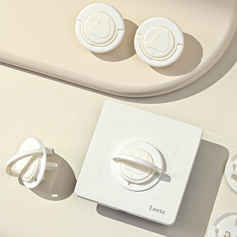 英规港澳转换头插座通用防尘防触C电保护盖婴儿安全拉环电源三插