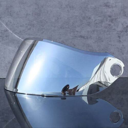 Qstk103揭示头盔极光红色极光镀I金镀银彩色镀红茶透明镜片