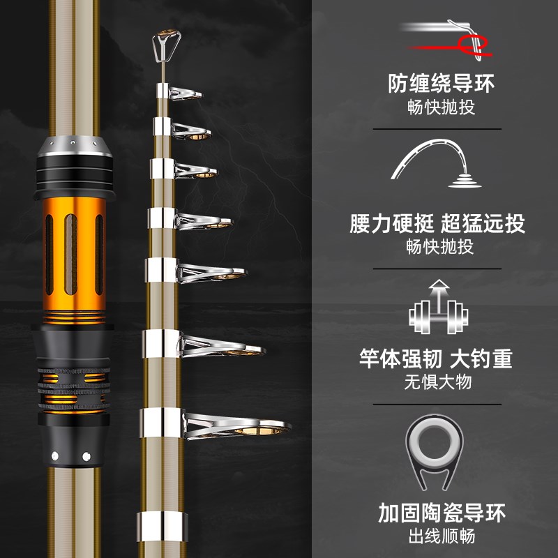 迷你小海竿远投超短节抛竿全套钓鱼竿超硬小海杆钢笔裸竿路亚甩杆