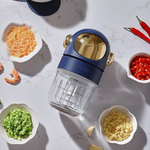 德国OSTMARS电动小型宝宝辅食机多功能蒜泥神器搅拌碎肉料理机