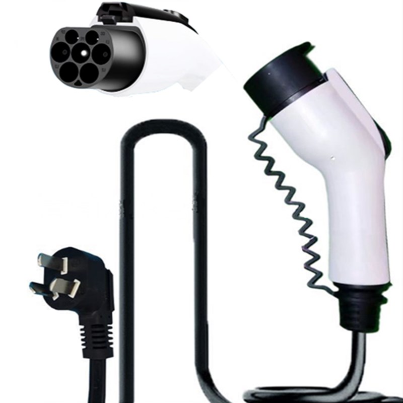 新能源电动汽车充电器枪比亚迪北汽通家用便携式随车充电桩免接地