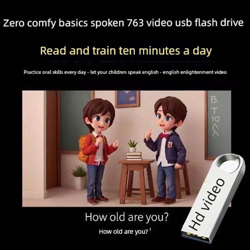 学习英语口语与阅读练习视频从Scratch U盘1113集合动画视频英语