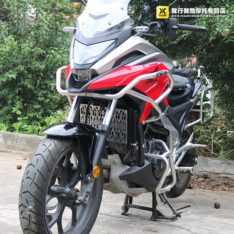 JDM适用于本田21款NC750X上下护杠保险杠不锈钢发动机改装包围杠