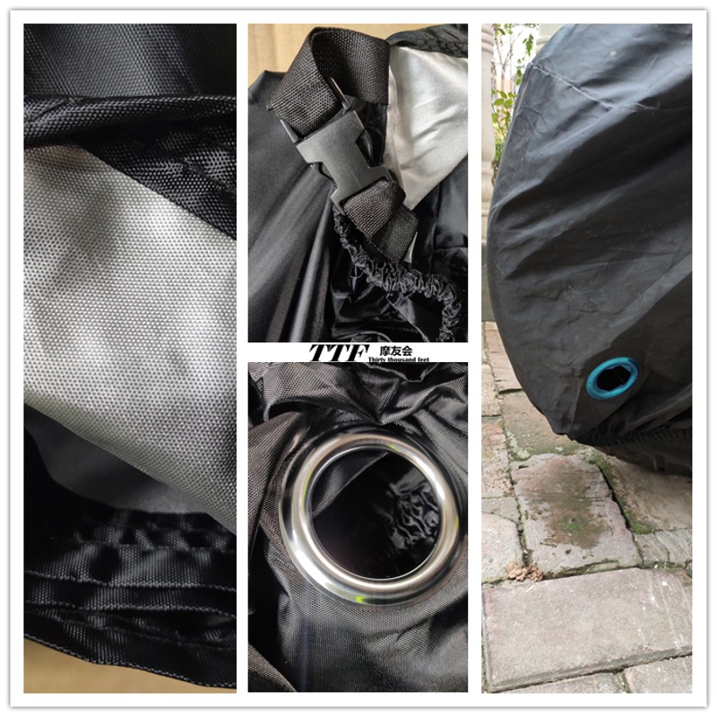 摩托车电动车四季车罩车衣加厚尺寸和贴加装风挡边包GV300S金吉拉