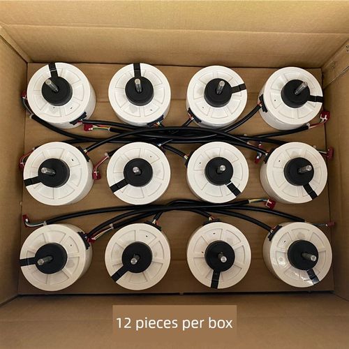 塑料无刷直流发电电机风力发电手摇发电机高效小型家用发电DIY