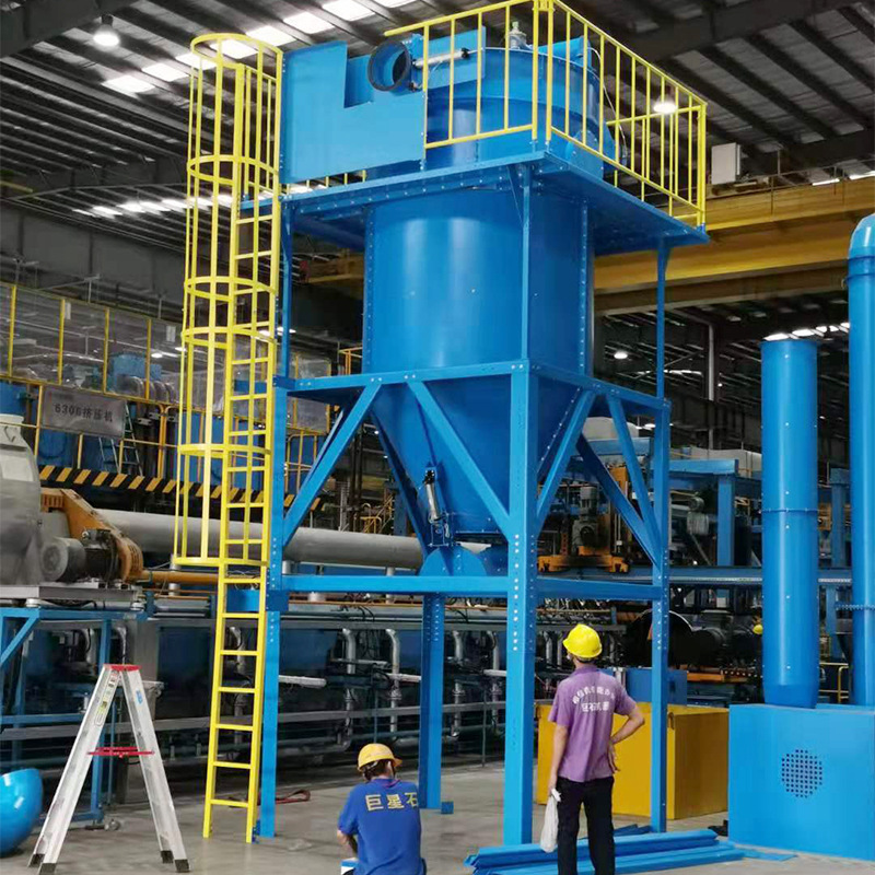 自动化加工过程产生的金属碎屑集尘器垃圾桶自动卸料中高压除尘器