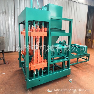 QT4-20 hydraulic cement brick making machine production line