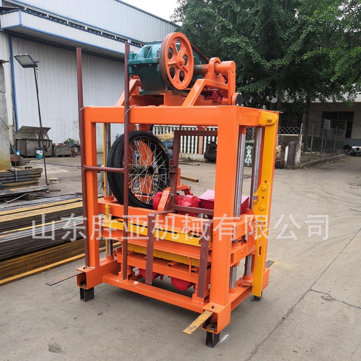QTJ4-40 小型混凝土空心砖机 concrete hollow block machine