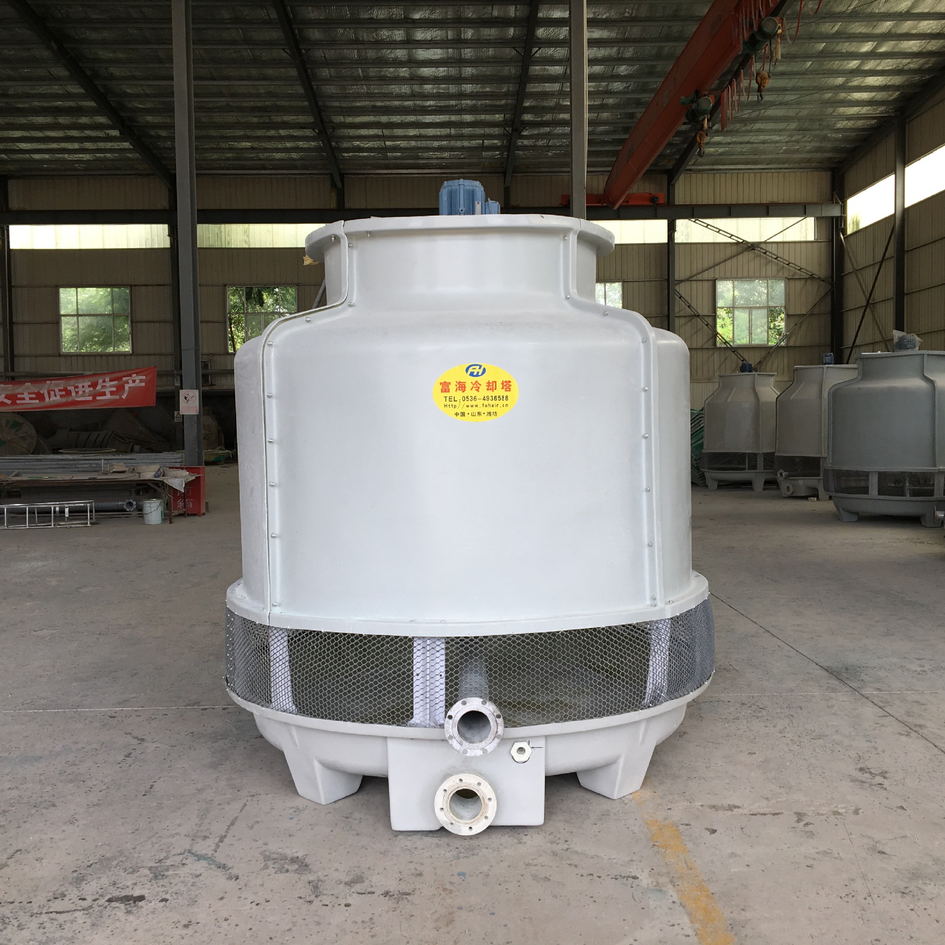 厂家直供圆形玻璃钢冷却塔 冷水塔 10t 20t 30t 80t 100t冷却塔