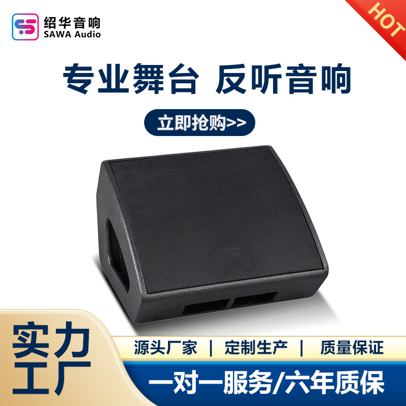 单15寸同轴返听音箱专业舞台演出音箱大功率线阵音响高音质