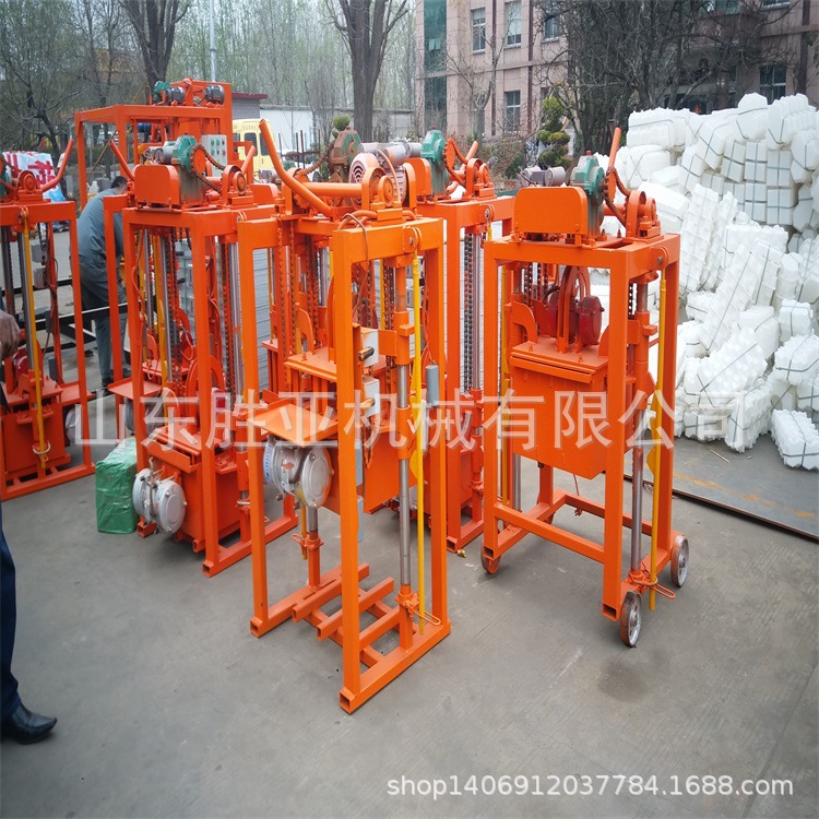 QMY2-45 小型水泥空心砖机 实心砖机 单项电机  1模2块