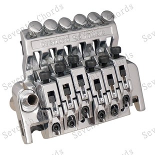 颤音器银BL 电吉他配件电吉他双摇琴桥双摇颤音系统 拉弦板弦桥