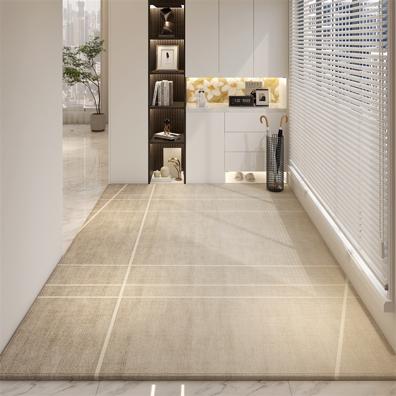 入户门地垫可裁剪玄关高级感进门耐脏防滑入门地毯简约风门口门垫