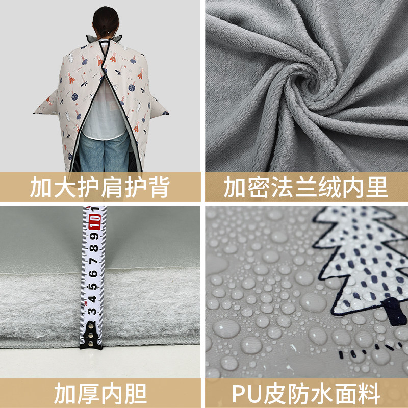 电动车挡风被冬季加绒加厚摩托电动车挡风玻璃2023新T款防水冬款