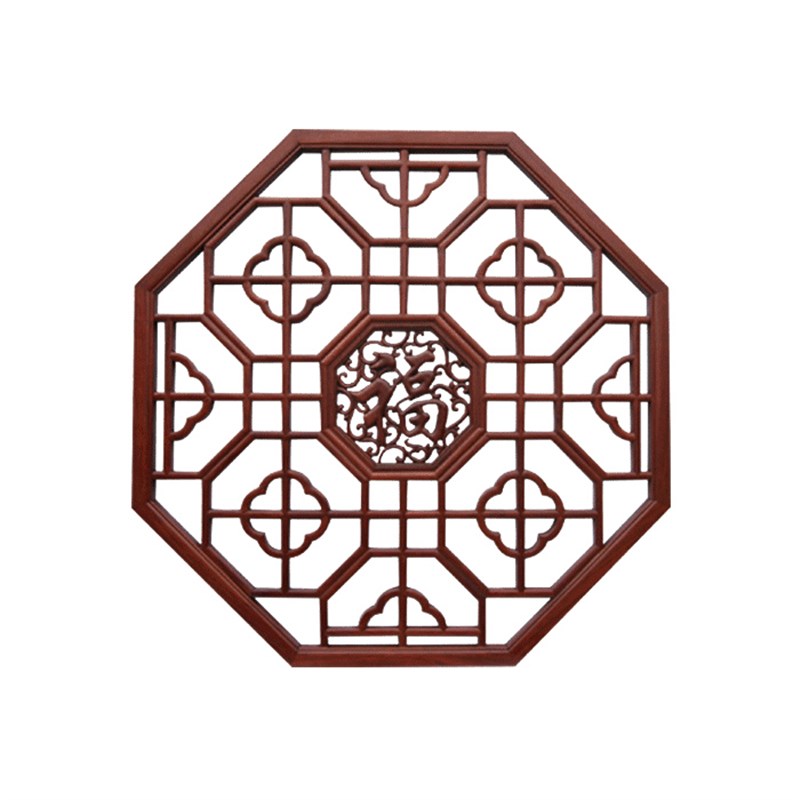 中式装修东阳h木雕仿古门窗实木窗户花格电视背景墙中式隔断屏风