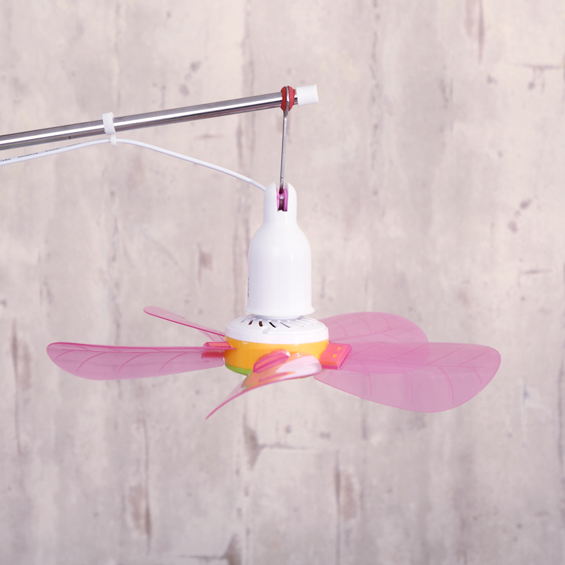 五叶吊扇大风力静音m床上塑料小风扇小型可爱家用电扇寝室电风扇