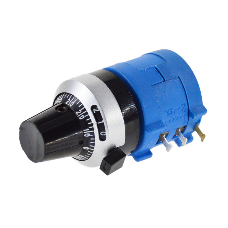 3590S-2-103L电位计+旋钮 10K精密多圈电位计 1X0圈可调电阻器