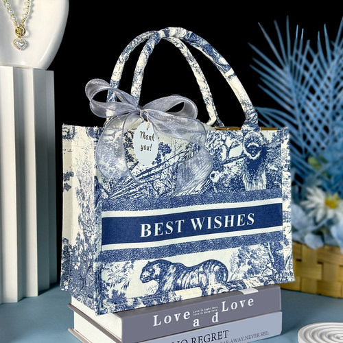 帆布包宝宝满月礼盒回礼诞生百日宴一十周岁生日伴手礼幼儿园礼物