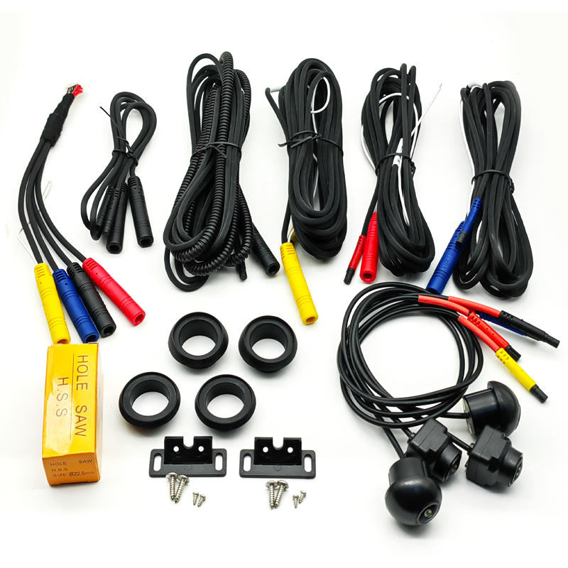 360度全景车载高清防水摄像头AD720宽动态1080P安卓导航一体机用