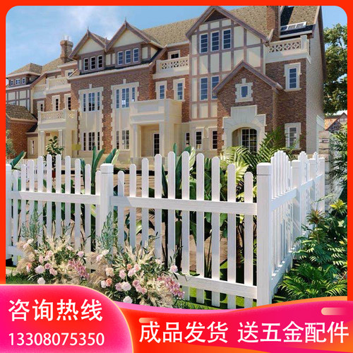 定制防腐木栅栏别墅庭院实木围栏阳台木栏杆花园篱笆隔断围墙护栏