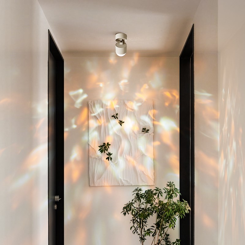 创意网红水波纹门厅入户玄关氛围射灯吸顶灯过道小灯走廊灯高级感