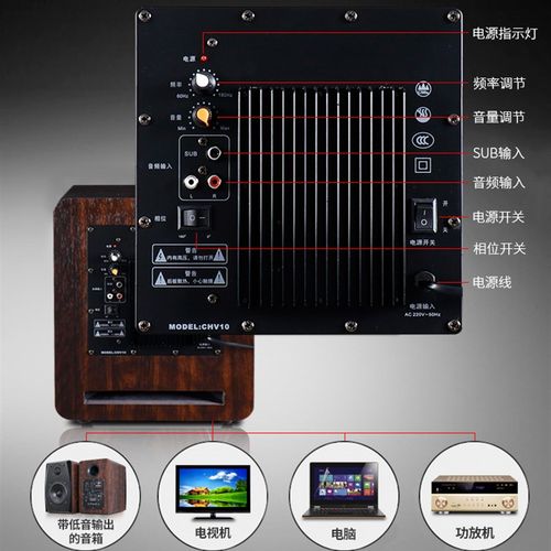 丹麦有无源超重大功率长冲程带分频器家用家庭影院12寸低音炮喇叭