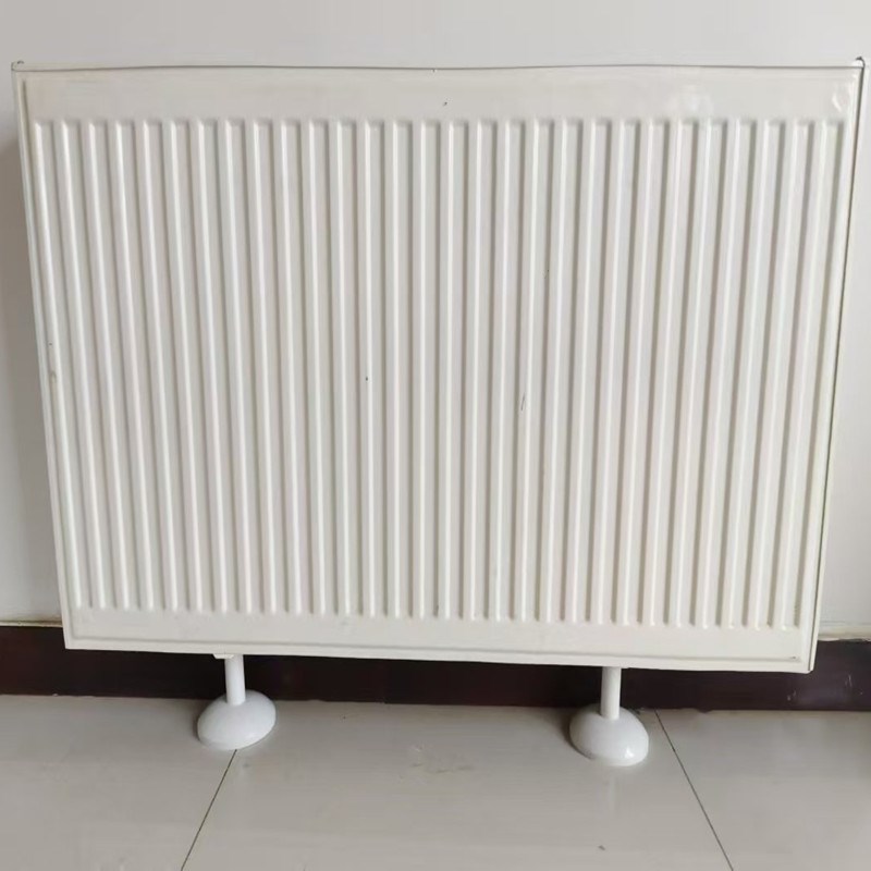 22K钢制板式暖气片地支架暖气片支架钢制加厚地脚托架暖气片支架