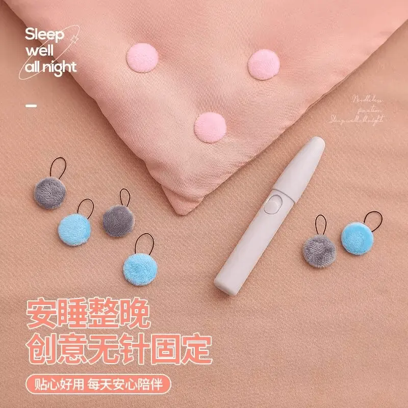 安全无针款被子被套固定器毛绒可拆卸循环使用床单被套棉被固定jh