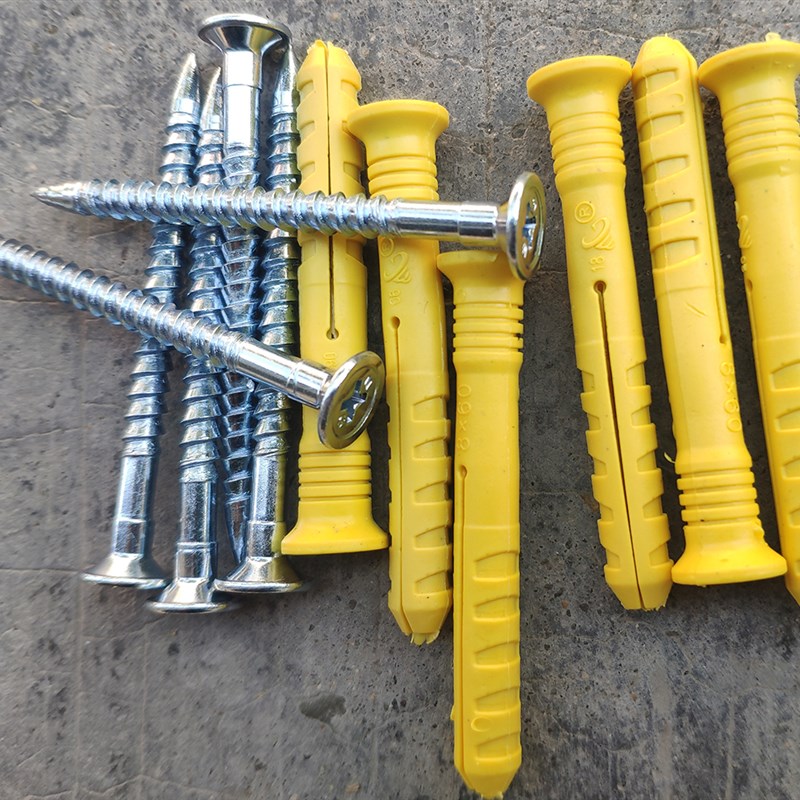 美固60*6emm螺丝膨胀管沉头80*8mm木龙骨用加长螺钉栓10*100锚十