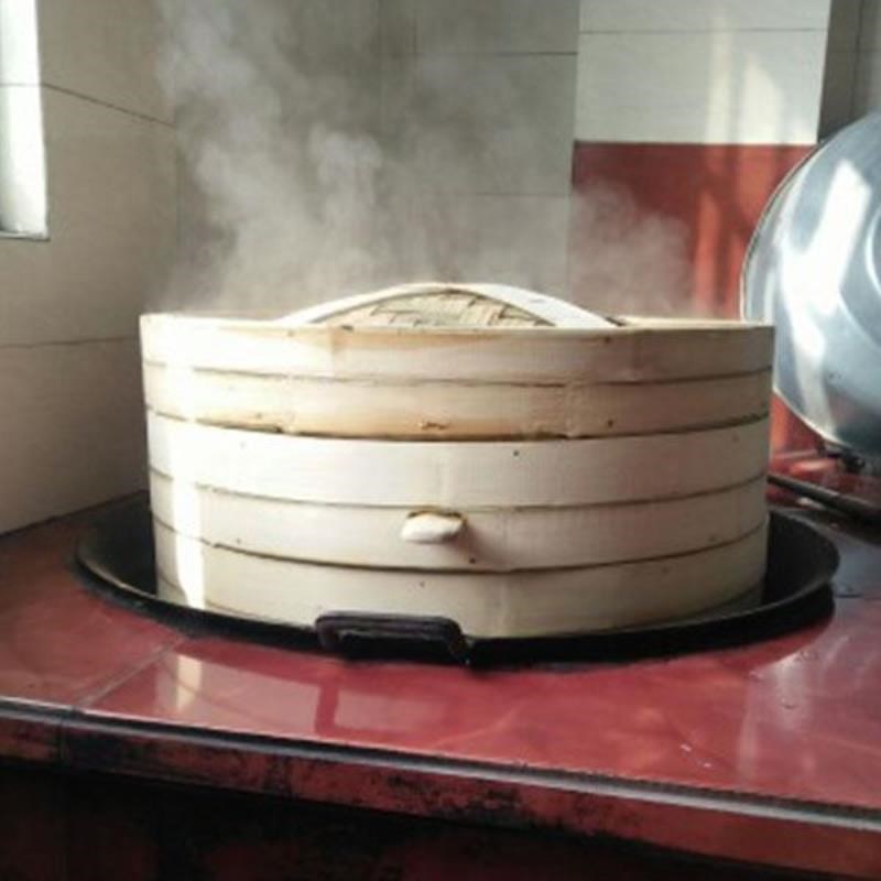 农村大锅竹蒸笼竹制大号蒸笼商用竹蒸K笼屉家用用加深手工竹编