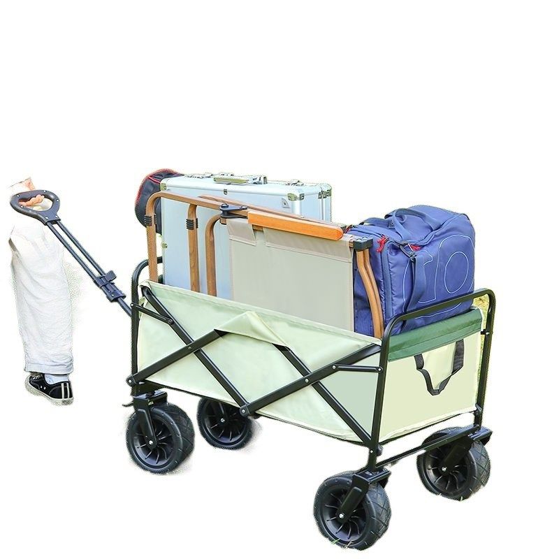 2024新款户外拖车折叠营地车购物露营野营地小推车摆摊.小推拉货,户外/登山/野营/旅行用品,户外营地车,淘宝优惠券,粉丝福利购,淘宝优惠卷